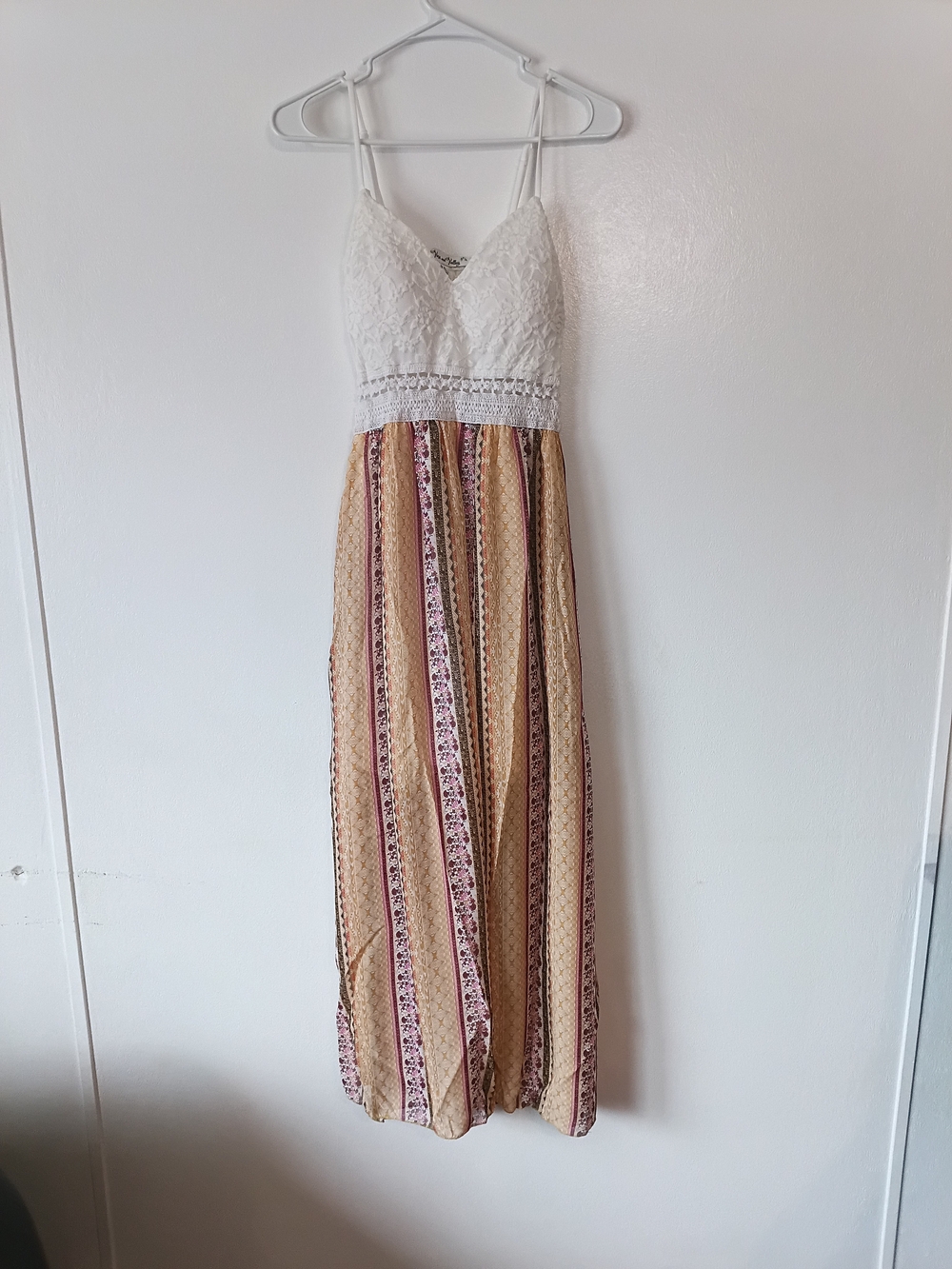 Vine & Valley Bohemian Summer Maxi Dress Breezy/Comfortable Size Small